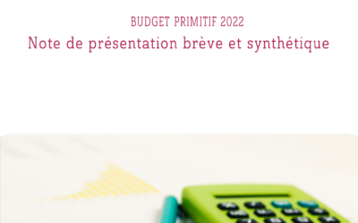 Consultez le budget communal 2022