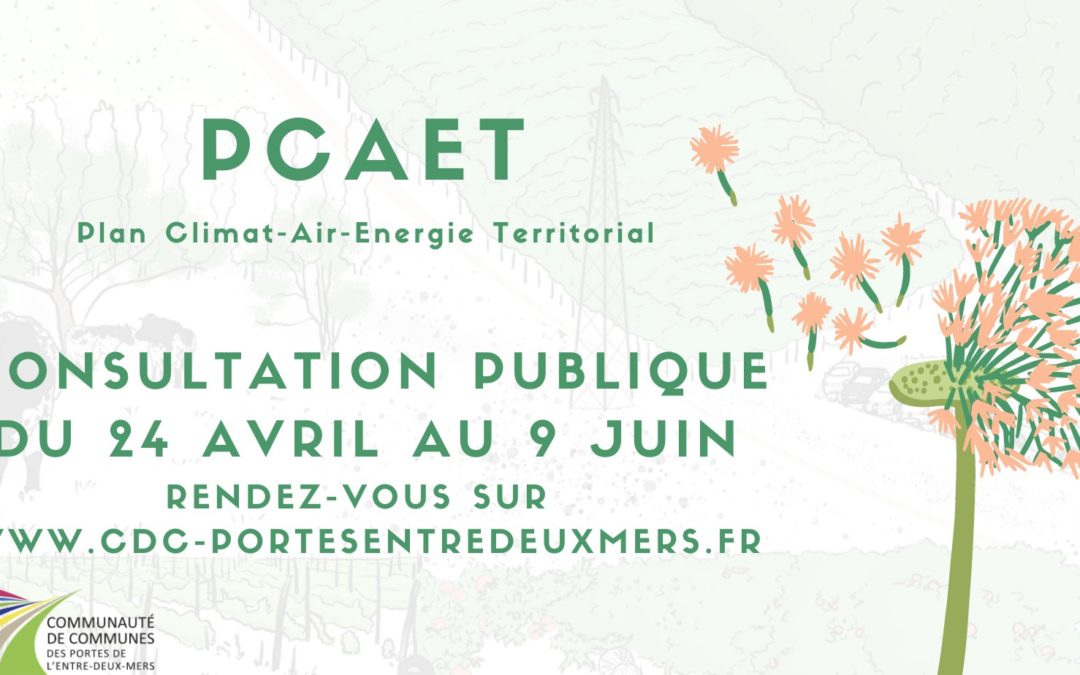 Plan Climat Air Energie Territorial : Consultation publique