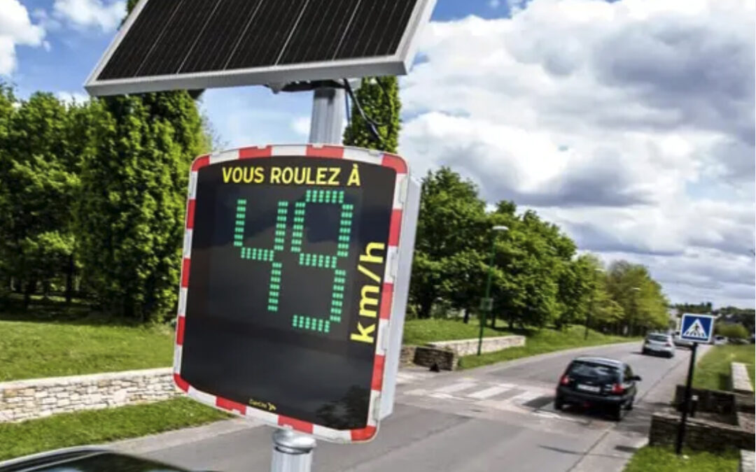 Sécurisation entrées de bourg : Installation de radars pédagogiques