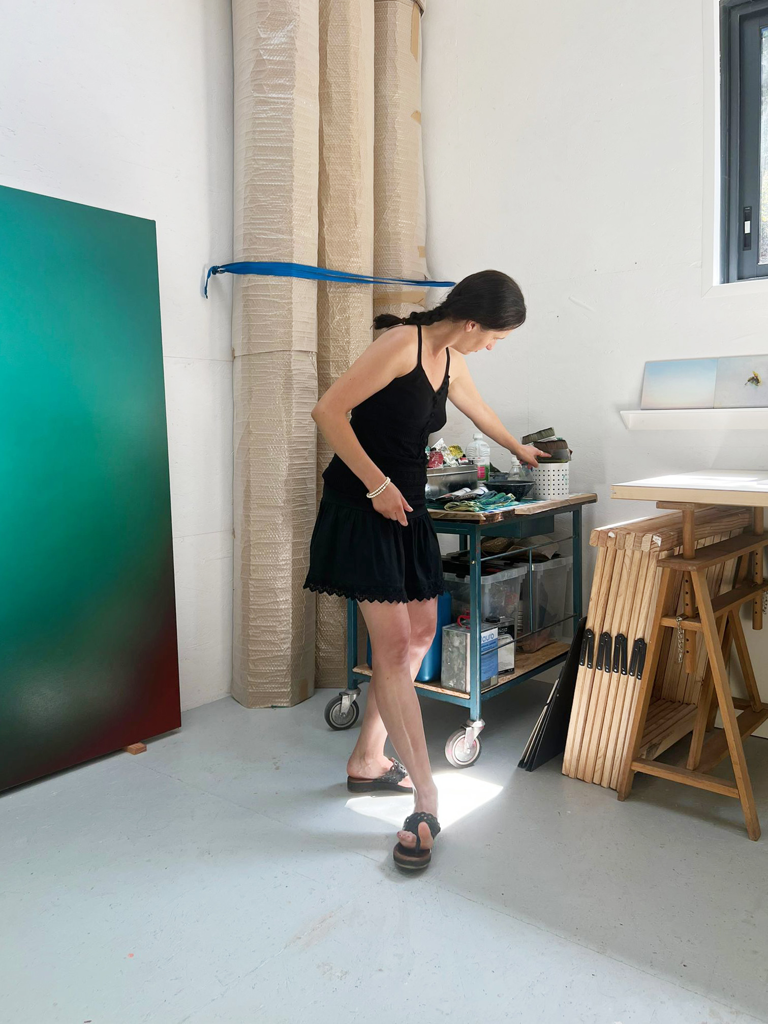 Visite d'atelier - Emmanuelle Leblanc