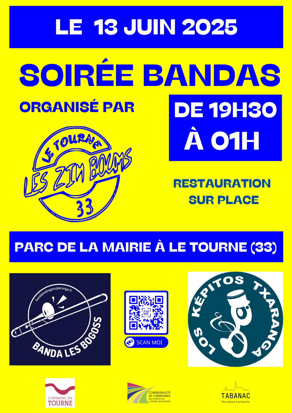 Soirée Bandas