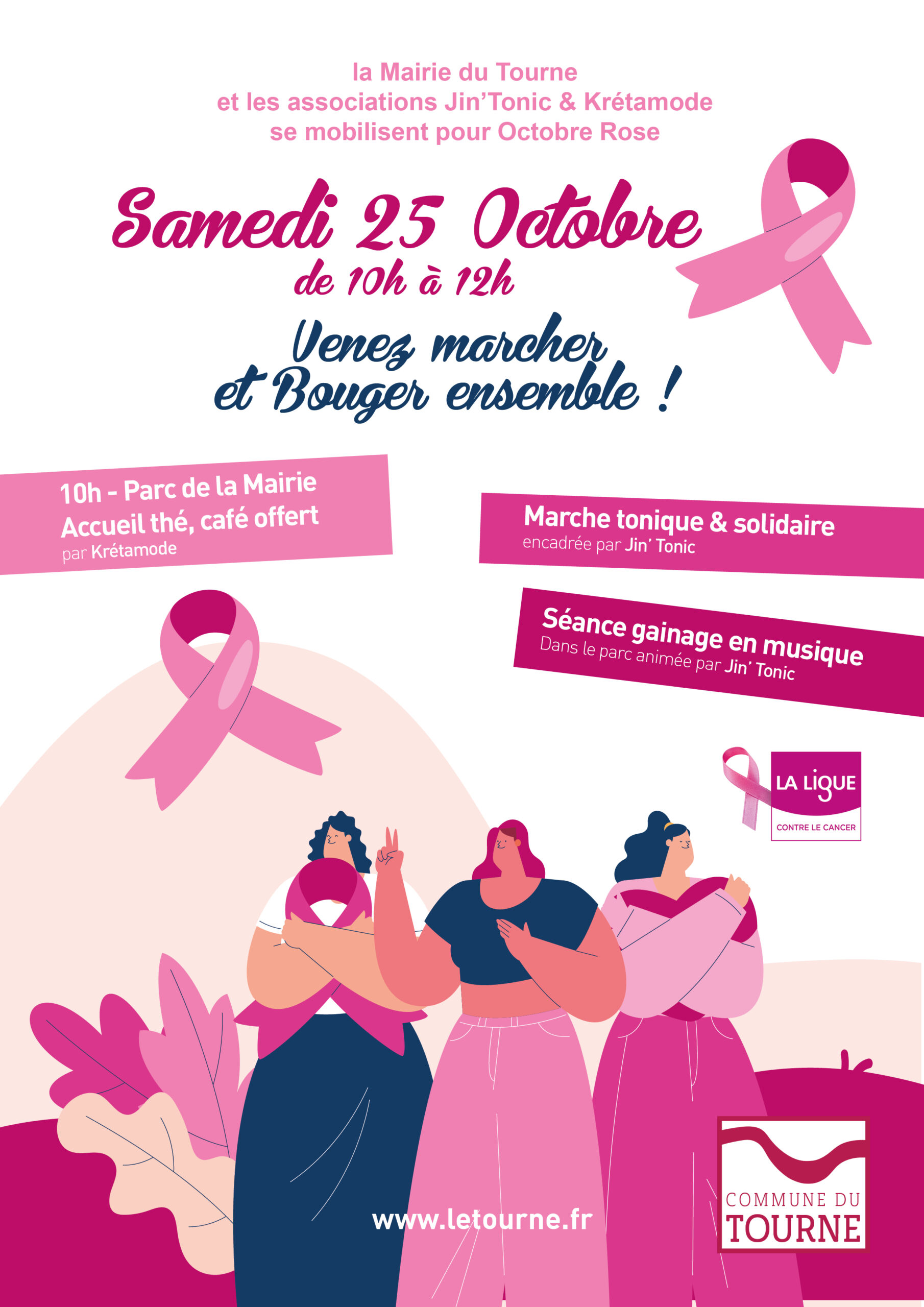 Octobre rose : Venez marcher et bouger ensemble !
