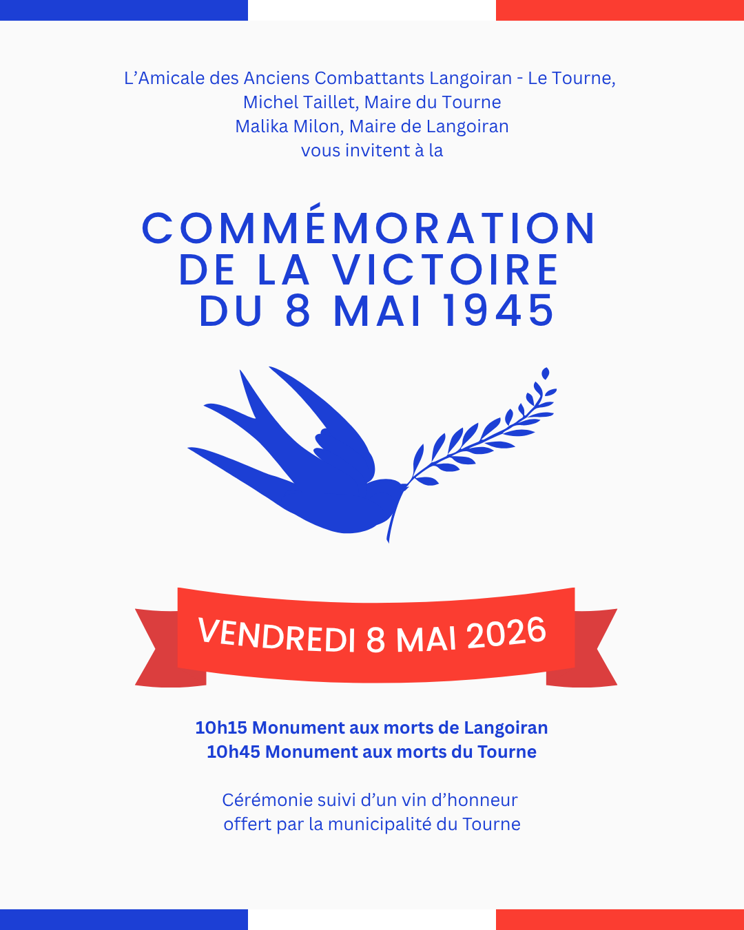 Cérémonie commémorative du 8 mai 1945